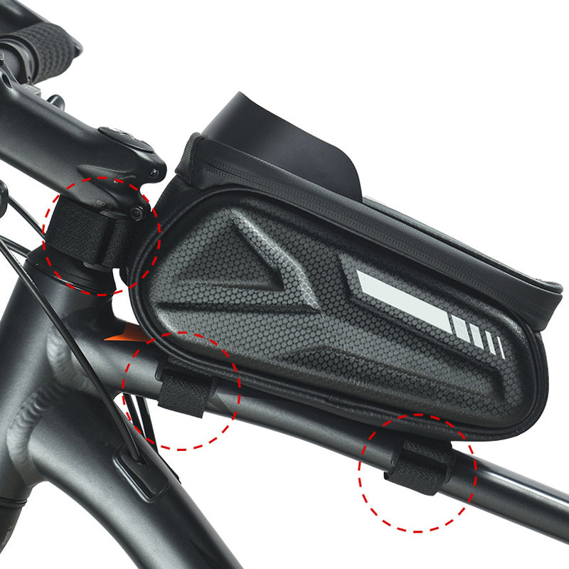 Fahrrad Rahmentasche mit Handyhalter wasserdicht | Karnz