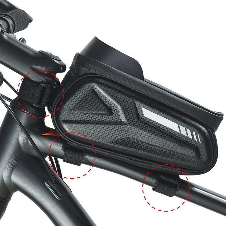 Fahrrad Rahmentasche mit Handyhalter wasserdicht | Karnz
