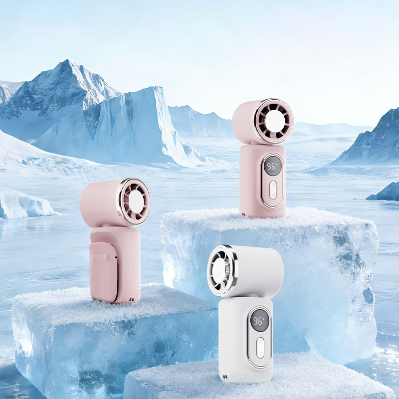 Tragbarer Clip-on Ventilator mit LED-Anzeige | Karnz