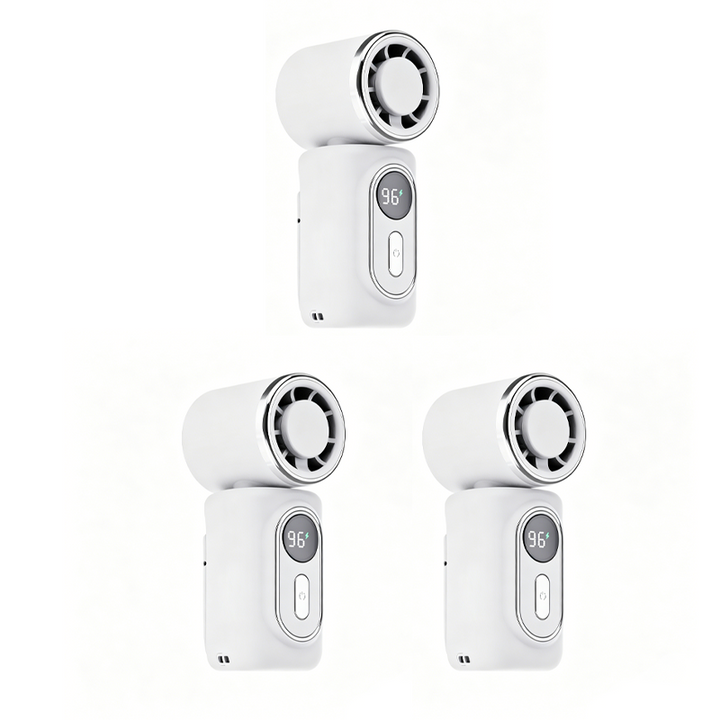Tragbarer Clip-on Ventilator mit LED-Anzeige | Karnz