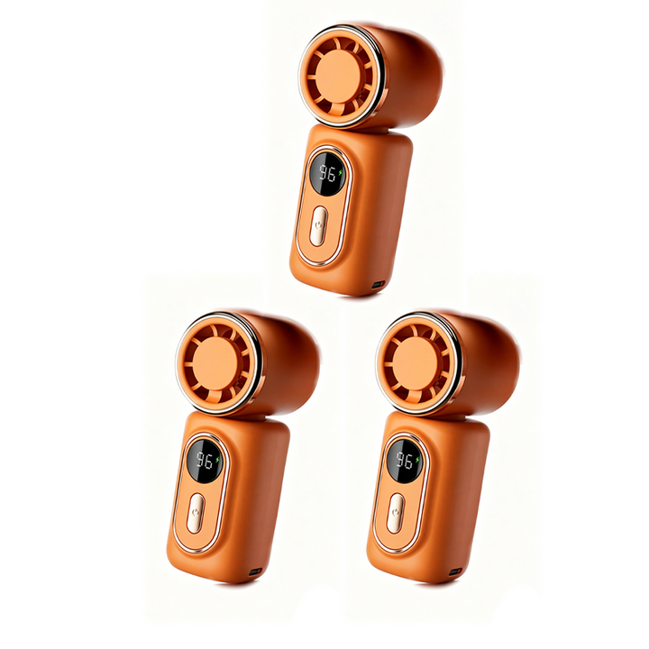 Tragbarer Clip-on Ventilator mit LED-Anzeige | Karnz