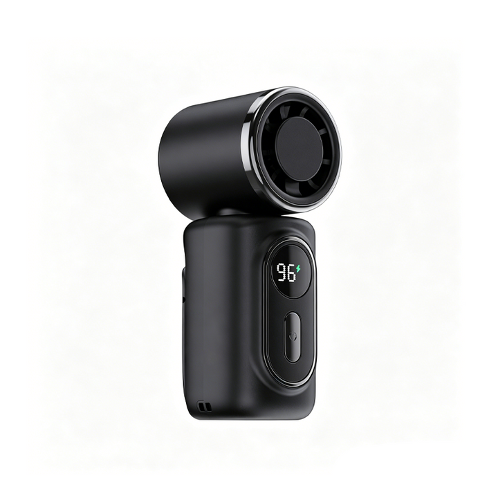 Tragbarer Clip-on Ventilator mit LED-Anzeige | Karnz
