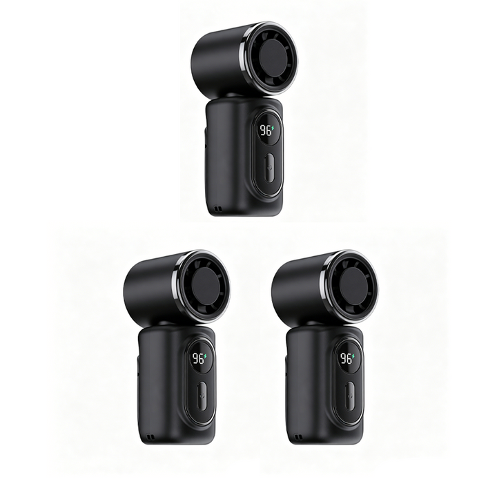 Tragbarer Clip-on Ventilator mit LED-Anzeige | Karnz