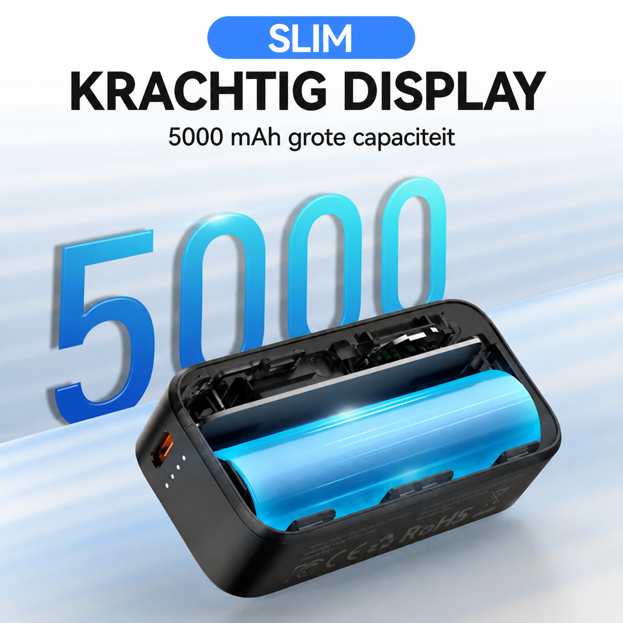 Magnetische 3-in-1 Powerbank mit kabelloser Ladung | Karnz