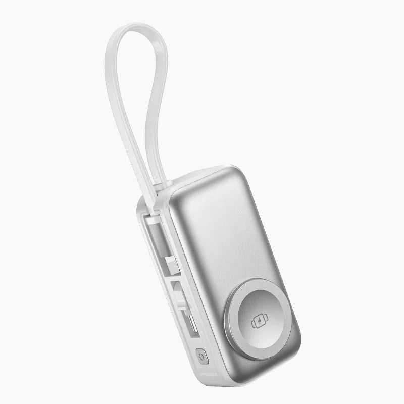 Magnetische 3-in-1 Powerbank mit kabelloser Ladung | Karnz