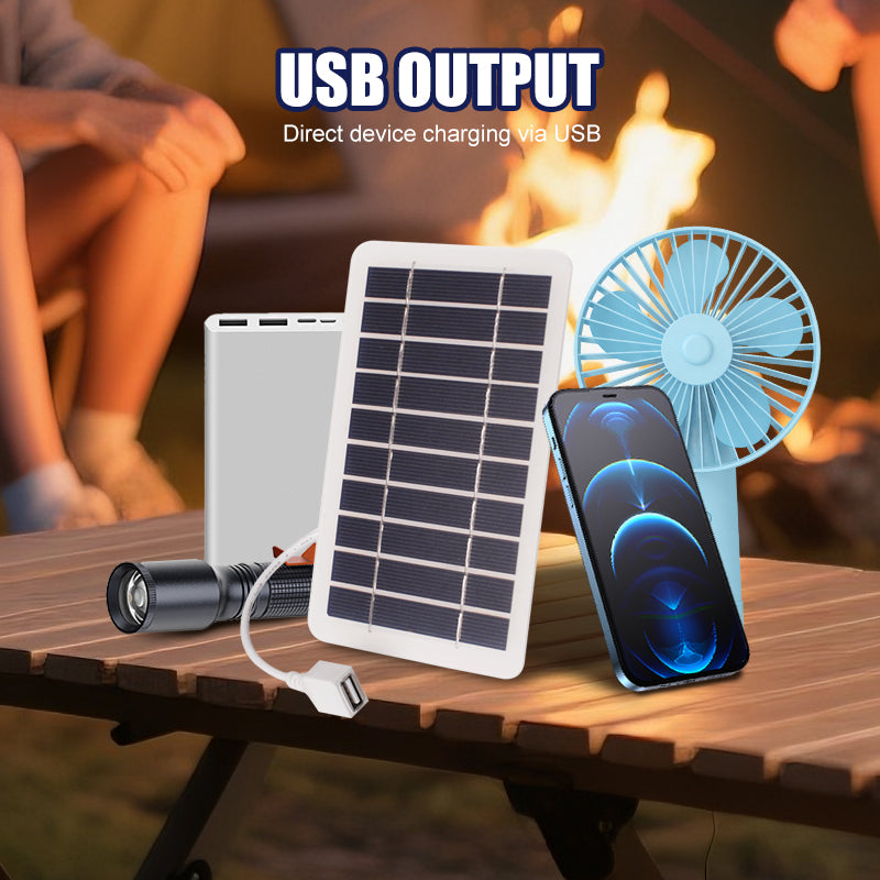 Flexibles Solarpanel 2W 5V mit USB-Ausgang | Karnz