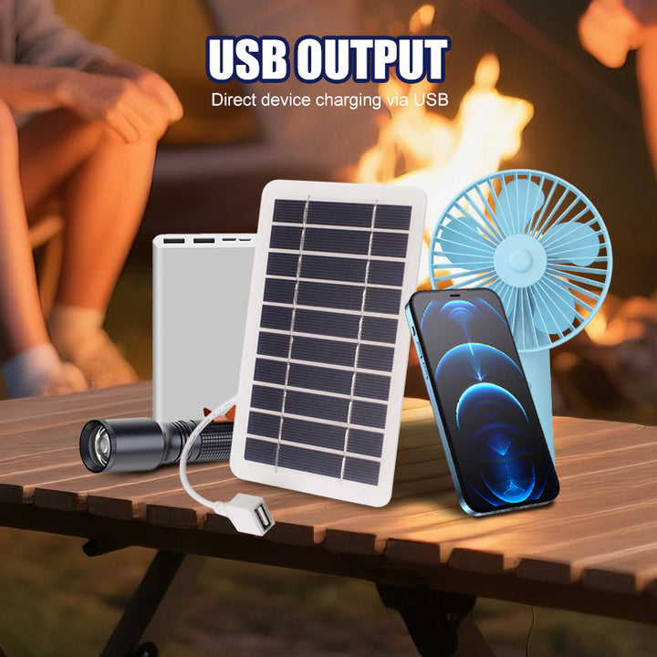 Flexibles Solarpanel 2W 5V mit USB-Ausgang | Karnz