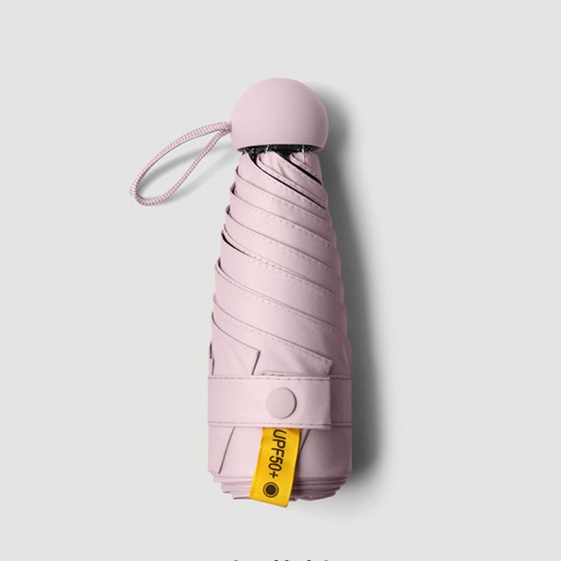 Kapsel-Taschenschirm mit Sonnenschutz | Karnz