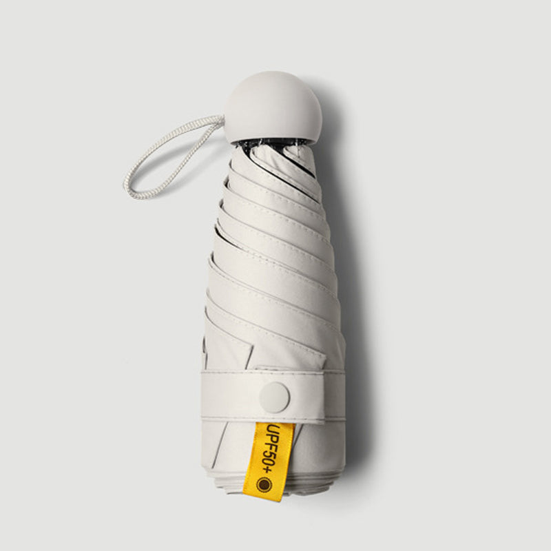 Kapsel-Taschenschirm mit Sonnenschutz | Karnz