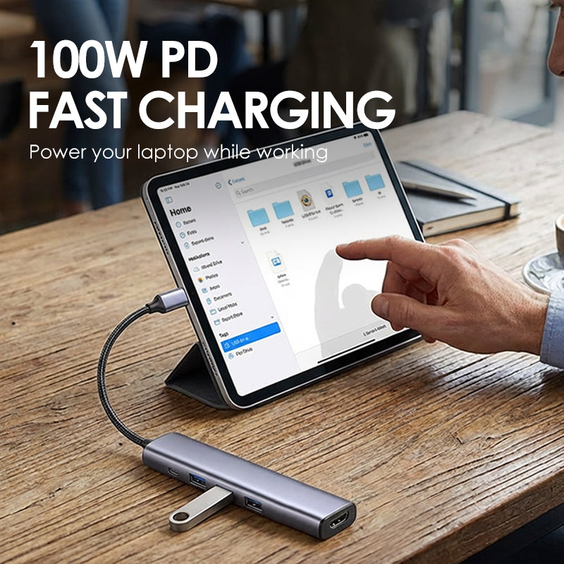 5-in-1 USB-C Hub mit 4K HDMI-Ausgang | Karnz