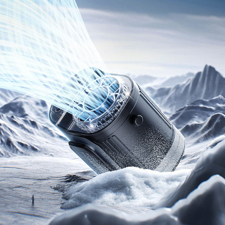 Transportabler Auto Clip-On Ventilator mit LED-Display | Karnz