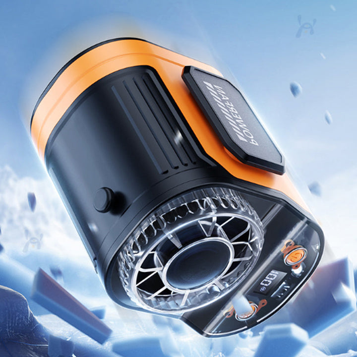 Transportabler Auto Clip-On Ventilator mit LED-Display | Karnz