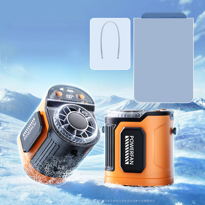 Transportabler Auto Clip-On Ventilator mit LED-Display | Karnz