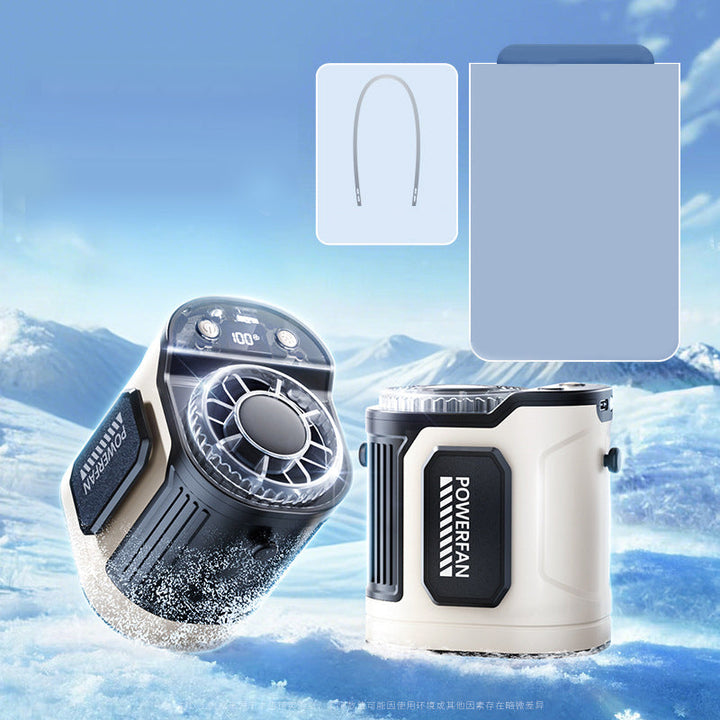 Transportabler Auto Clip-On Ventilator mit LED-Display | Karnz