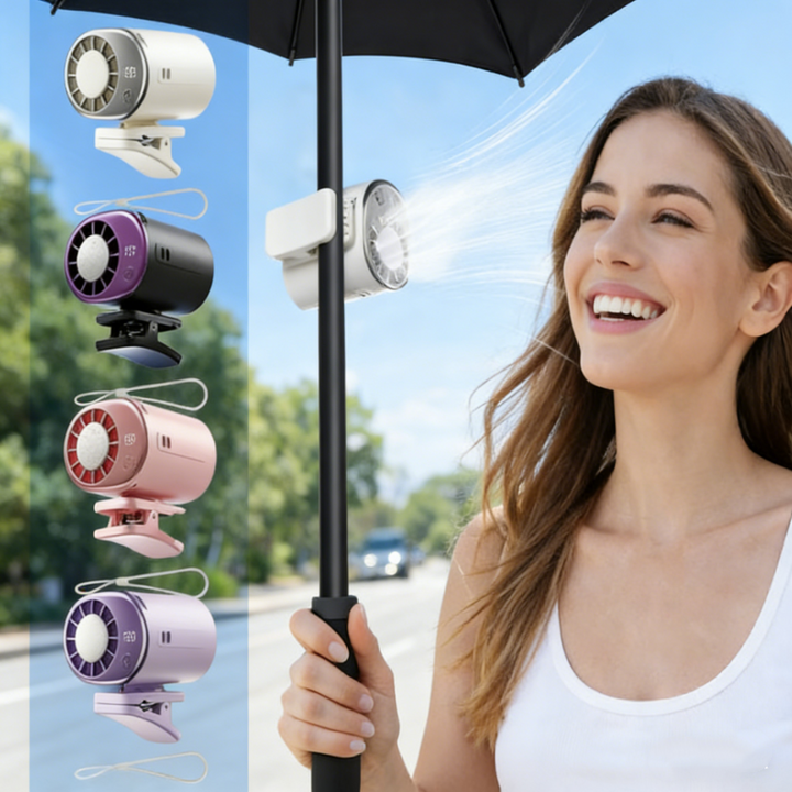 Tragbarer Halbleiter-Kühlventilator mit Clip | Karnz