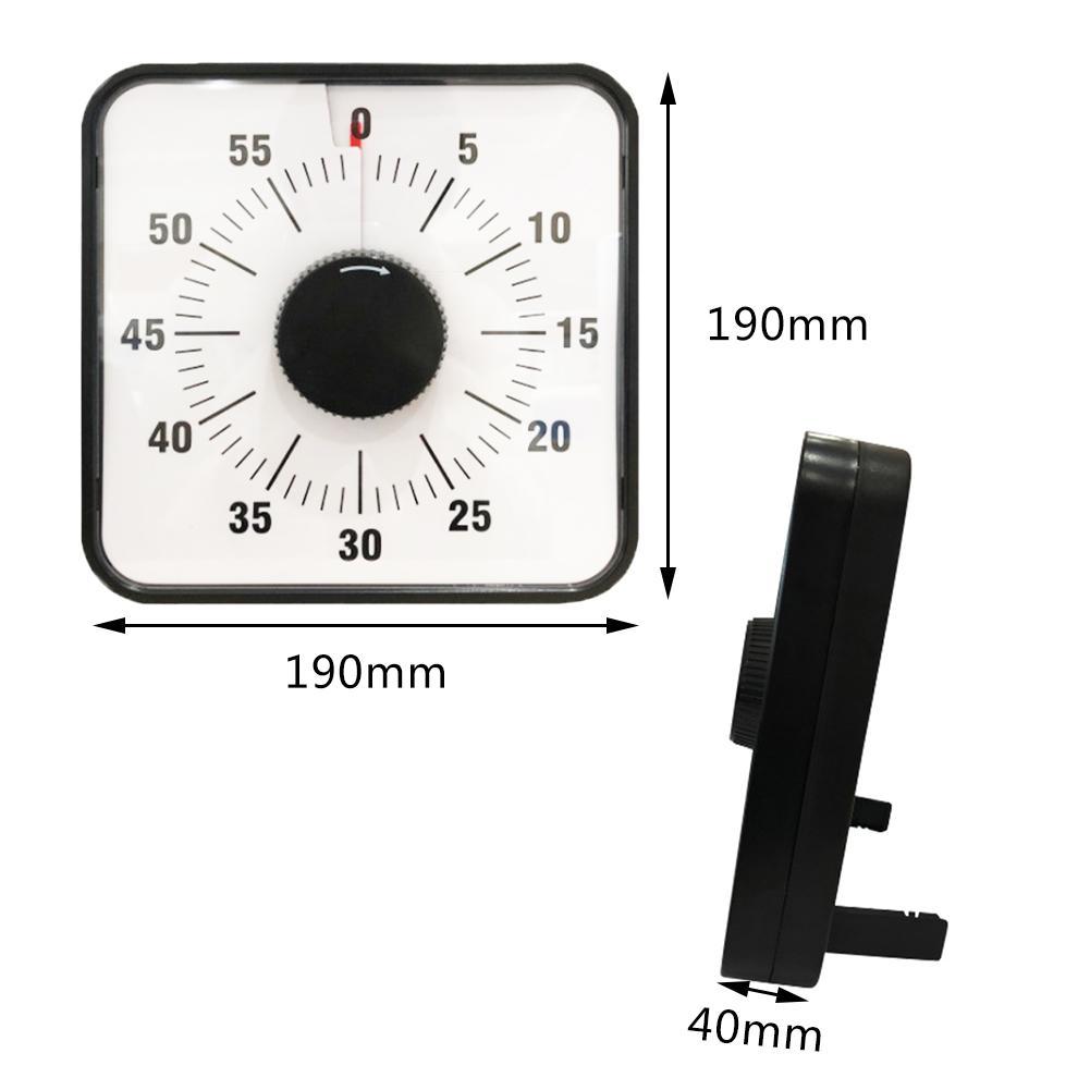 Quadratischer Countdown-Küchen-Timer | Karnz