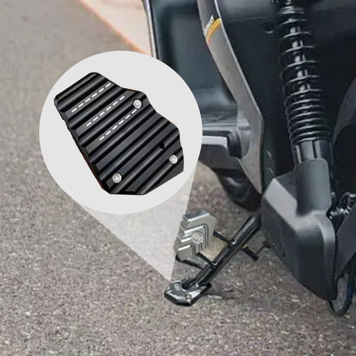 STABILIRIDE – Aluminium-Motorradständerauflage für sicheres Parken