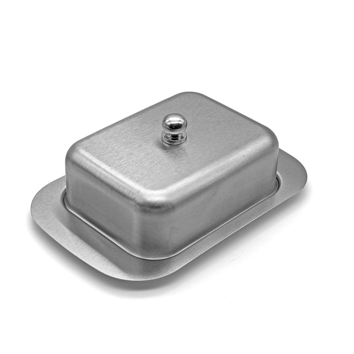 Edelstahl Butterdose mit Deckel Käse Butter Behälter | Karnz