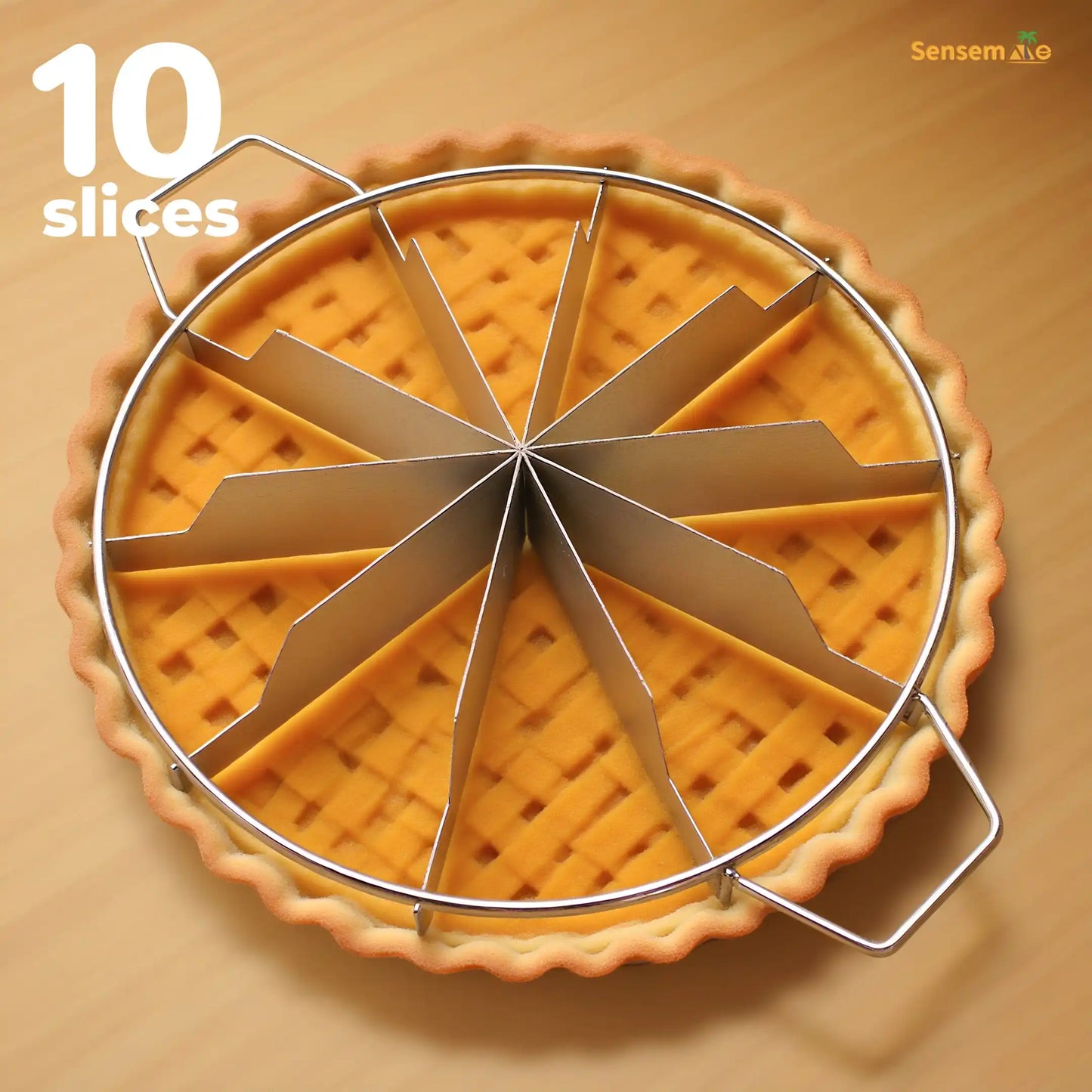 Edelstahl Kuchen Schneider und Schneider Verstellbarer Gebäck Portionen Marker | Karnz