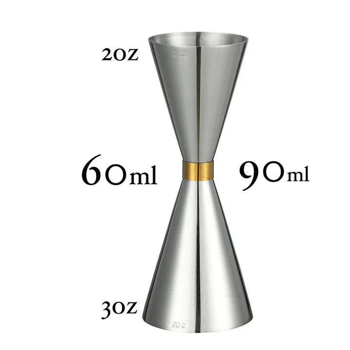 Edelstahl Jigger Cocktail Jigger Bar Messbecher Bar Werkzeuge Bar Zubehör | Karnz