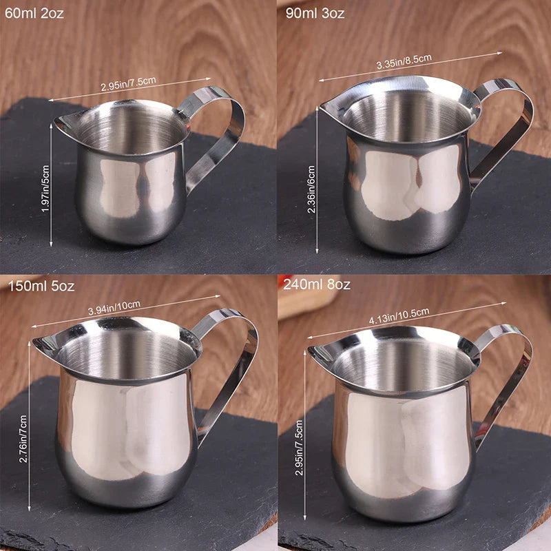 Edelstahl Milchaufschäumer Kanne Kaffee Latte Art Messbecher | Karnz