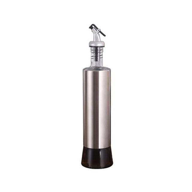 Edelstahl Ölflasche Glas Küchenkrug Lagerdispenser | Karnz