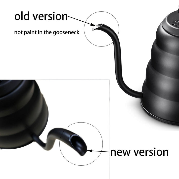Edelstahl Pour Over Kaffeekanne Tropfenkocher mit Thermometer | Karnz