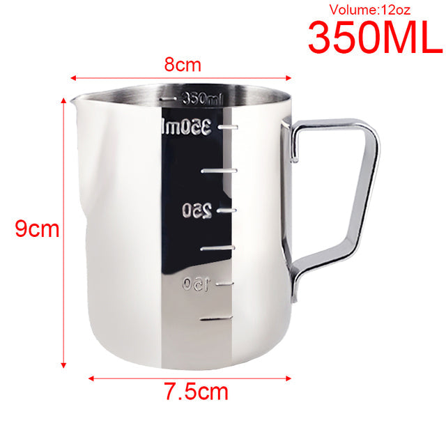 Edelstahl Pull Flower Kaffeetasse Cappuccino Creme Milchschaum Becher | Karnz