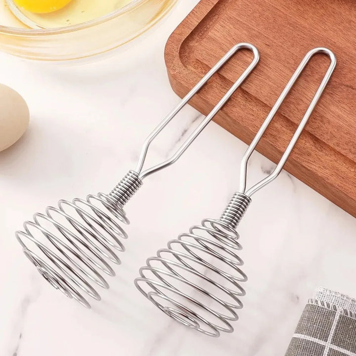 Edelstahl Spiralbesen Handmixer Koch Ei Soße Rührer | Karnz