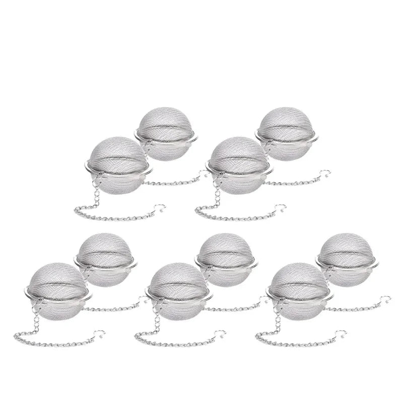 Edelstahl Teeball-Infusor Mesh loser Teesieb mit Kette | Karnz