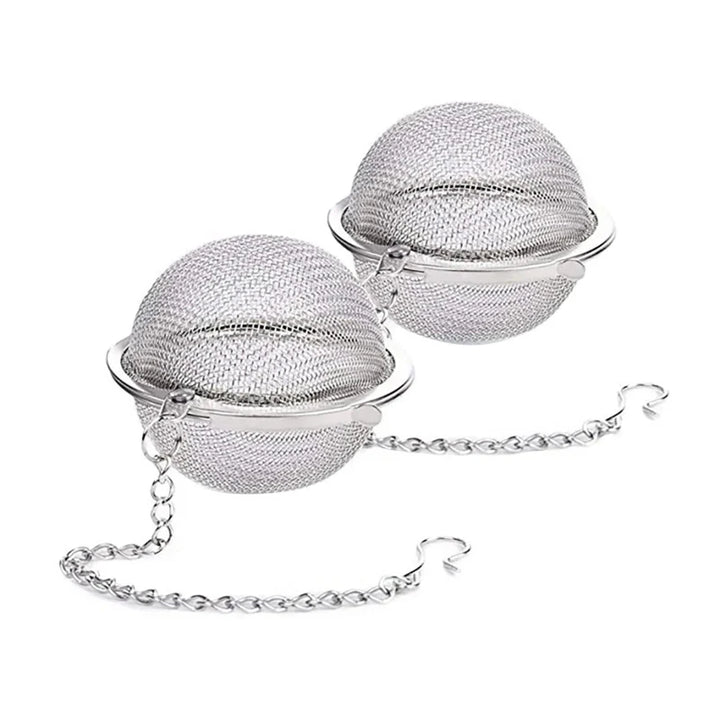 Edelstahl Teeball-Infusor Mesh loser Teesieb mit Kette | Karnz