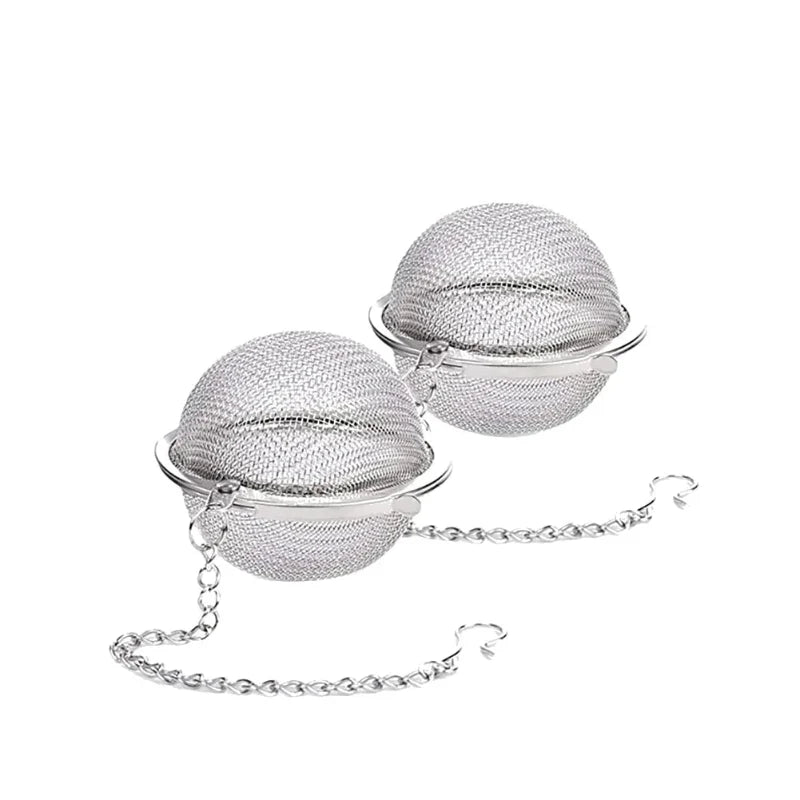 Edelstahl Teeball-Infusor Mesh loser Teesieb mit Kette | Karnz