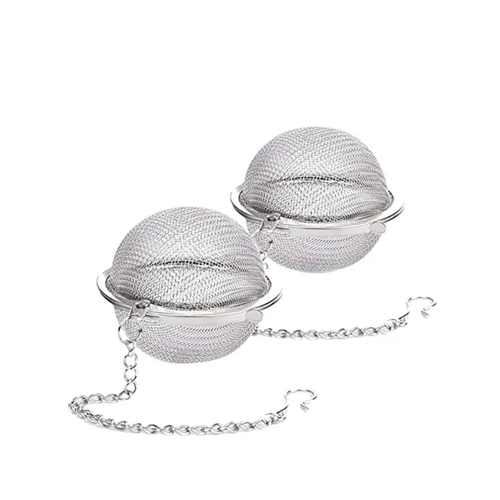 Edelstahl Teeball-Infusor Mesh loser Teesieb mit Kette | Karnz
