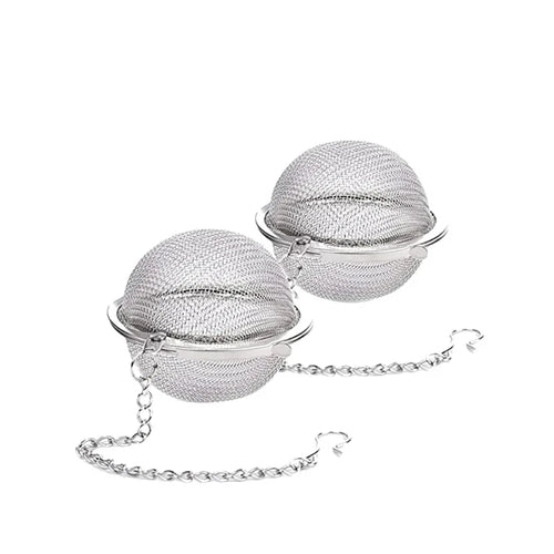 Edelstahl Teeball-Infusor Mesh loser Teesieb mit Kette | Karnz