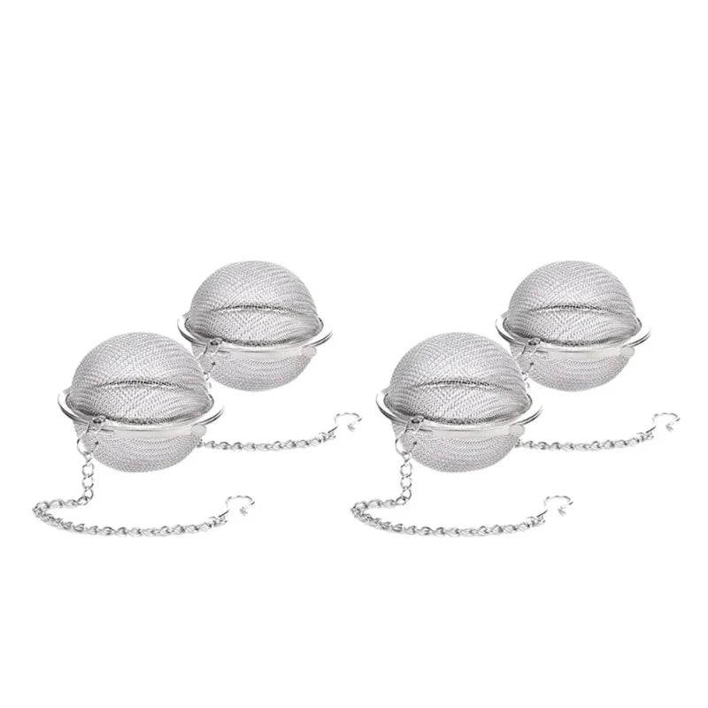 Edelstahl Teeball-Infusor Mesh loser Teesieb mit Kette | Karnz