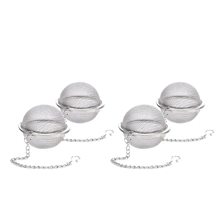Edelstahl Teeball-Infusor Mesh loser Teesieb mit Kette | Karnz