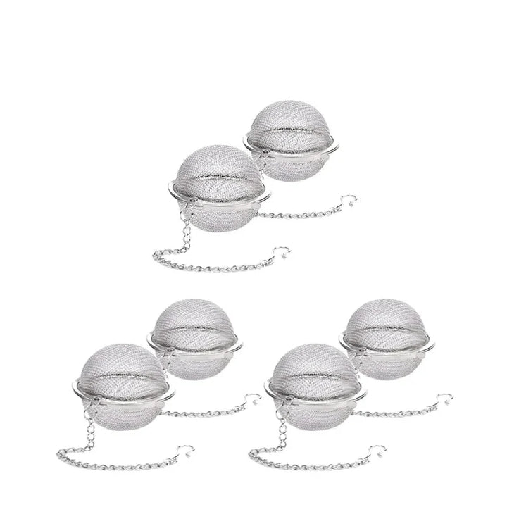 Edelstahl Teeball-Infusor Mesh loser Teesieb mit Kette | Karnz