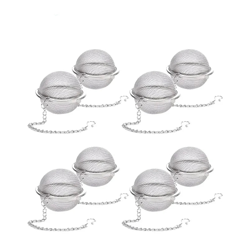 Edelstahl Teeball-Infusor Mesh loser Teesieb mit Kette | Karnz