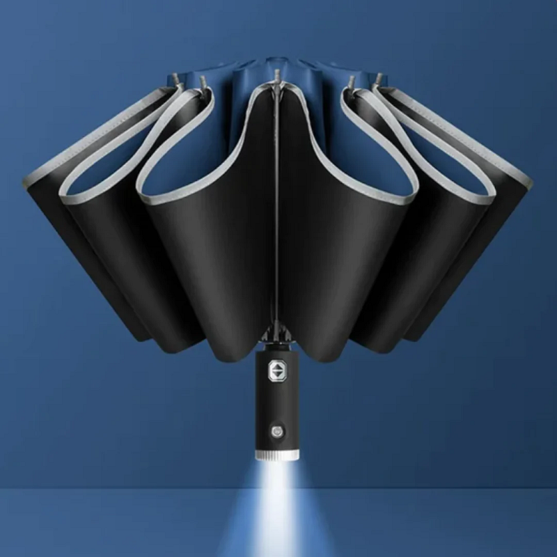 StormShield LED-Regenschirm mit Automatik | Karnz