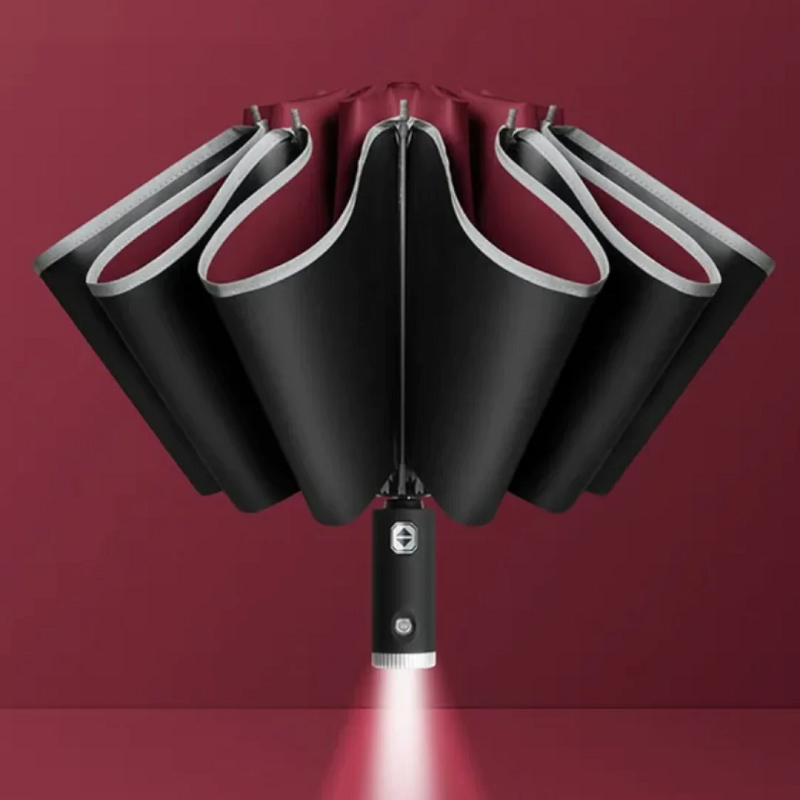 StormShield LED-Regenschirm mit Automatik | Karnz