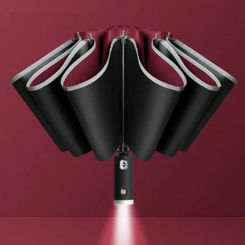 StormShield LED-Regenschirm mit Automatik | Karnz