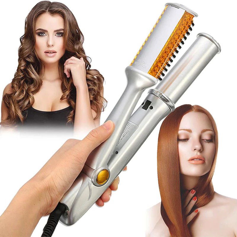 STYLESPIN – 2-in-1 rotierende Haarbürste mit einstellbaren Temperaturstufen