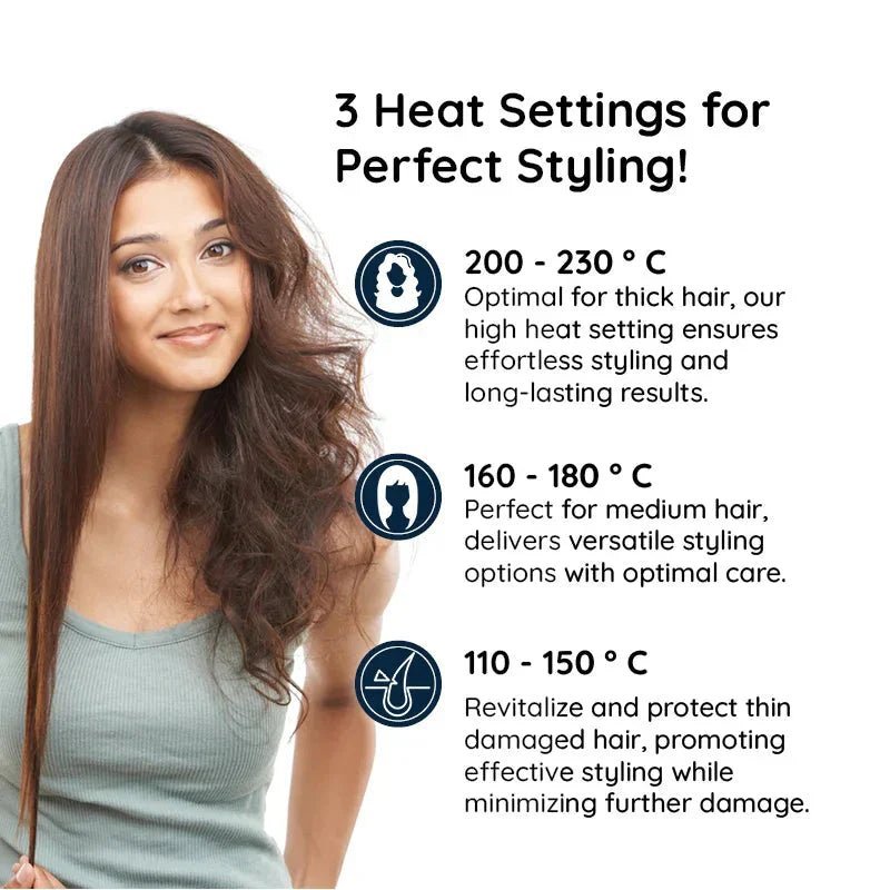 STYLESPIN – 2-in-1 rotierende Haarbürste mit einstellbaren Temperaturstufen