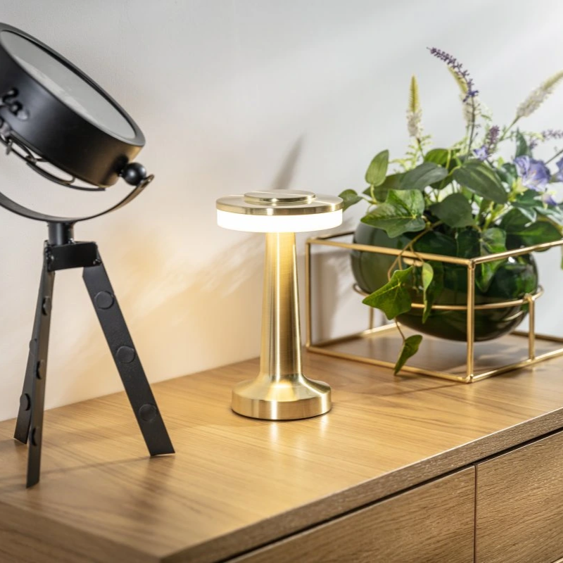 Kabellose, wiederaufladbare LED-Tischleuchte