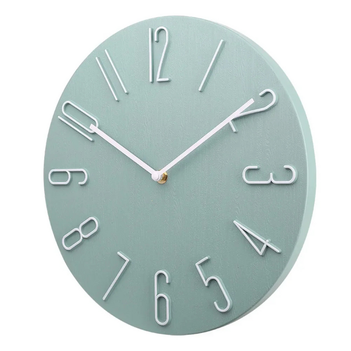 Leise moderne Quarz-Wanduhr