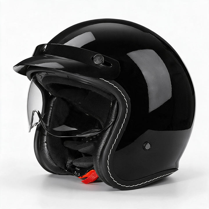 Stylischer Offene-Face Motorradhelm Karnz