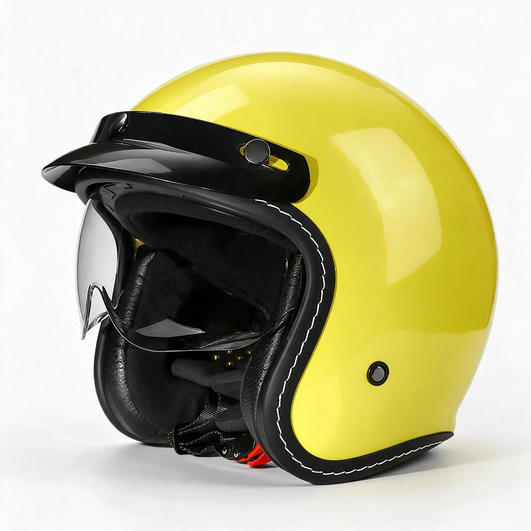 Stylischer Offene-Face Motorradhelm Karnz