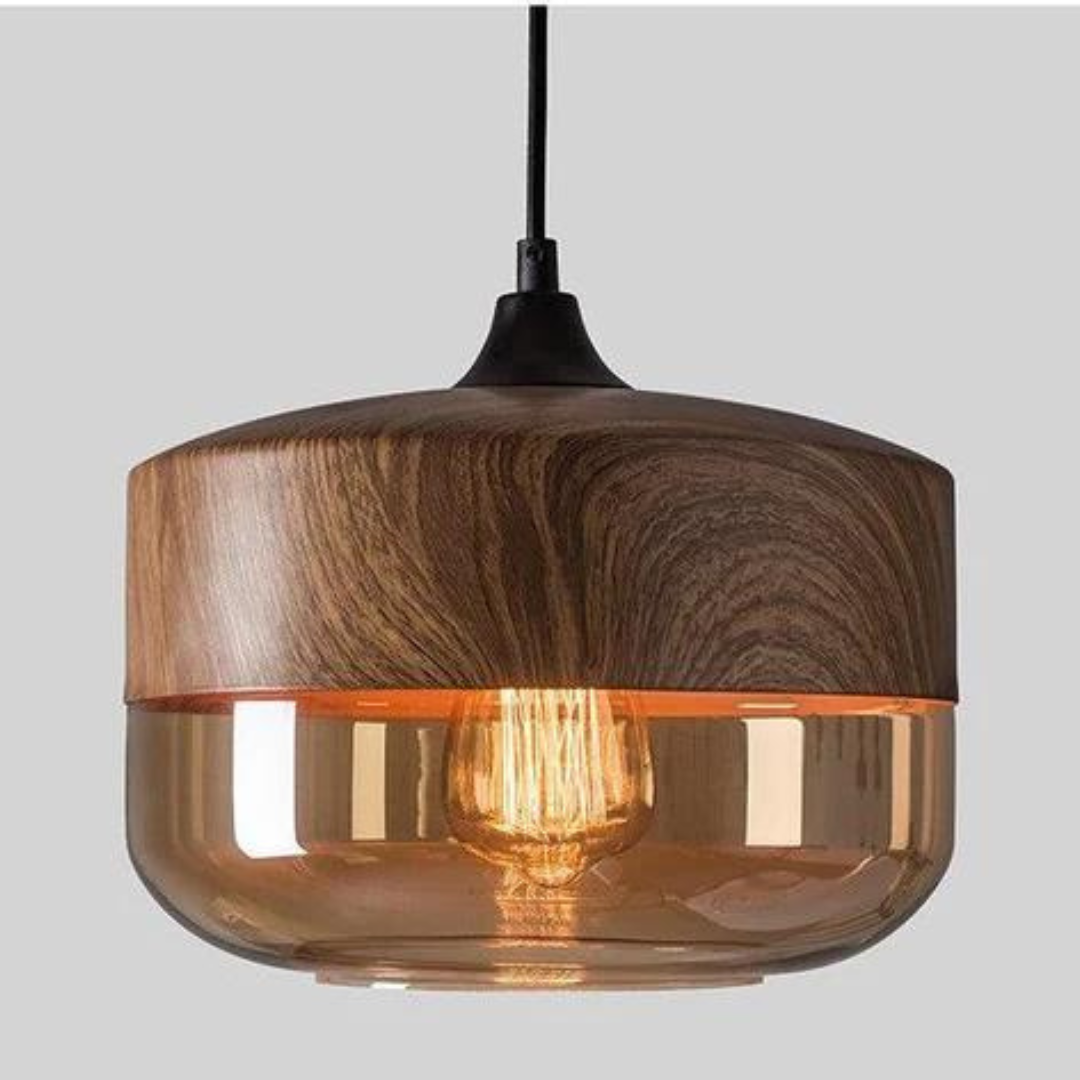 Karnz | Stilvolle skandinavische Holz-Deckenlampe - NordLuna