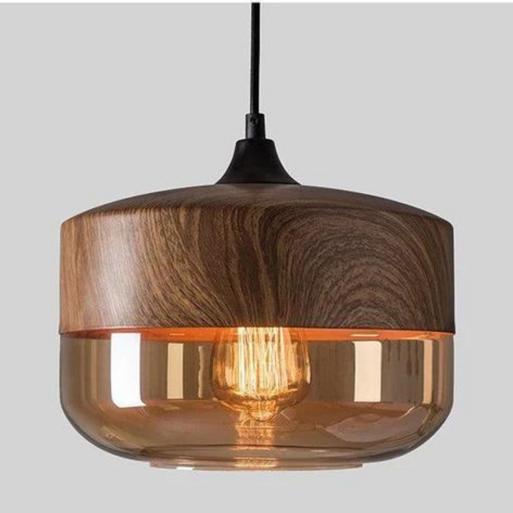 Karnz | Stilvolle skandinavische Holz-Deckenlampe - NordLuna