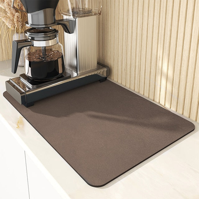 Superabsorbierende Drainagematte Küchenspüle Badezimmer Wasserhahn absorbierende Matte | Karnz